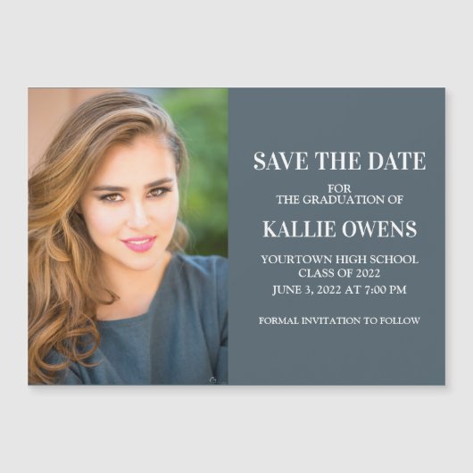 卒業救日の発表写真 (正面)