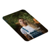 卒業救日付きエレガントフォトガール マグネット (右側)