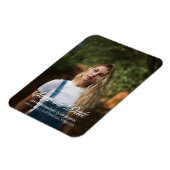 卒業救日付きエレガントフォトガール マグネット (左側)