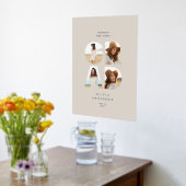 卒業数々の写真モダンシンプルホイエレガントル 箔ポスター (レイダウン (キッチン))