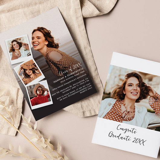 卒業数々の写真Grad 2025パーティー 招待状