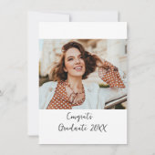 卒業数々の写真Grad 2025パーティー 招待状 (裏面)