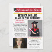 卒業新聞大学ユニーク発表 シーズンカード (正面)