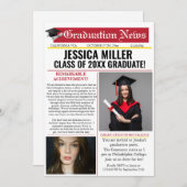 卒業新聞大学ユニーク発表 シーズンカード (正面/裏面)