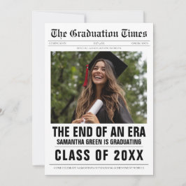 卒業新聞時代の終わり 招待状