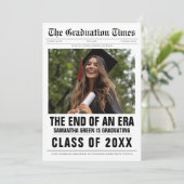 卒業新聞時代の終わり 招待状 (スタンド正面)