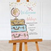 卒業旅行スーツケースウェルカムサインポスター ポスター