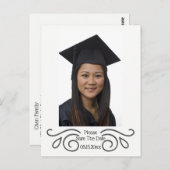 卒業日の写真カードを保存して下さい ポストカード (正面/裏面)