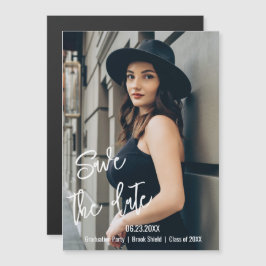 卒業日の写真パーソナライズされたマグネットの保存