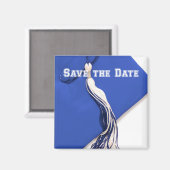 卒業日の正方形の磁石を保存 マグネット (正面/裏面)