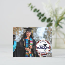 卒業日写真（年あり） ポストカード