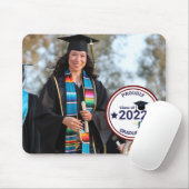 卒業日写真（年あり） マウスパッド (マウス)