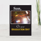 卒業日卒業証書 カード (正面)