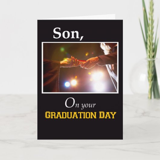 卒業日卒業証書 カード (正面)