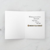 卒業日卒業証書 カード (内部)