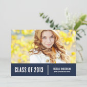 卒業日 |卒業招待状 招待状 (スタンド正面)