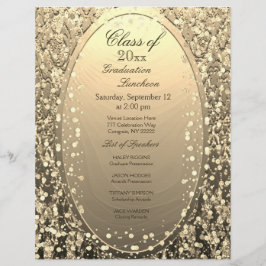 卒業昼食会金ゴールド紙吹雪