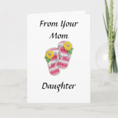 卒業時の母の娘 カード (正面)