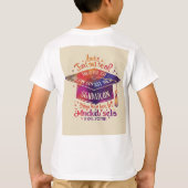 卒業時のTシャツ Tシャツ (裏面)