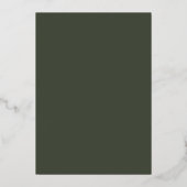 卒業時代 ミニマル卒業写真発表 箔招待状 (裏面)