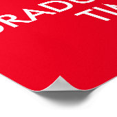 卒業時保間のポスターが落ち着かないミーム ポスター (角)