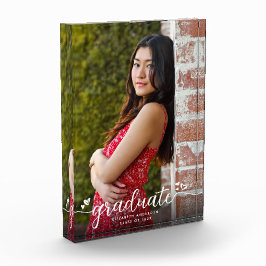 卒業書モダン道カスタム形見 フォトブロック