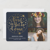 卒業最高の写真はまだ来出ない 招待状 (正面)