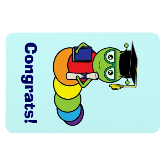 卒業本虫 マグネット (横)