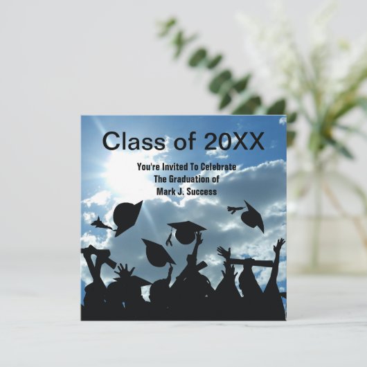 卒業案内書の新規作成 招待状 (スタンド正面)