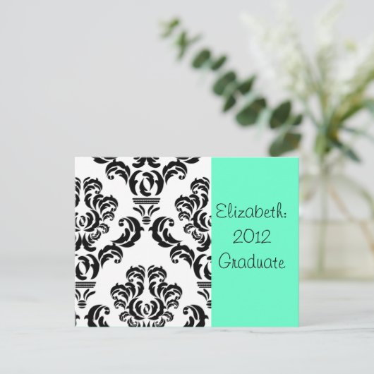 卒業案内 案内ポストカード (スタンド正面)