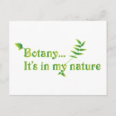 卒業植物学おもしろいことわざ ポストカード (正面)