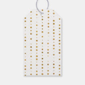 卒業水彩グリッター花金ゴールド紙吹雪 ギフトタグ (裏面)