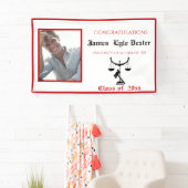 卒業法学赤白はかりで測正義 横断幕 (インサイチュ)