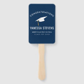 卒業海軍おめでとうモダン ハンドファン (裏面)