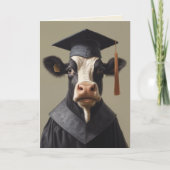 卒業牛 招待状 (正面)