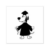 卒業犬のclipart セルフインキングスタンプ (デザイン)