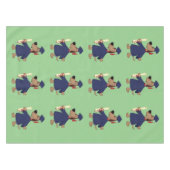 卒業犬のclipart テーブルクロス (正面(横))