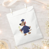 卒業犬のclipart フェイバーバッグ (クリップ留めされた状態)