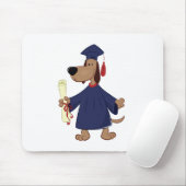 卒業犬のclipart マウスパッド (マウス)