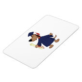 卒業犬のclipart マグネット (左側)