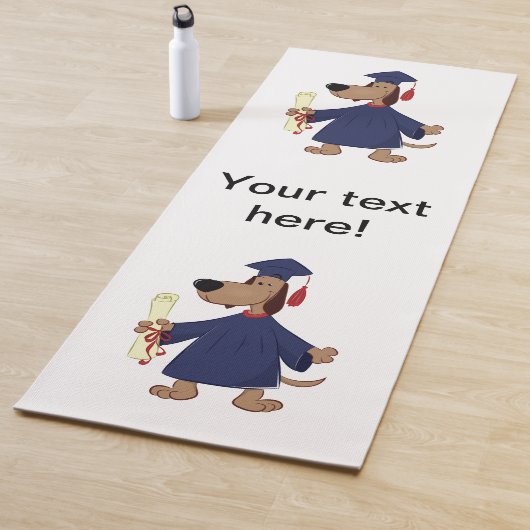 卒業犬のclipart ヨガマット (インサイチュ)