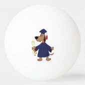 卒業犬のclipart 卓球ボール (正面)
