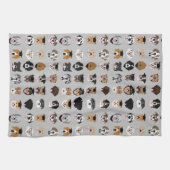 卒業犬顔 キッチンタオル (横)