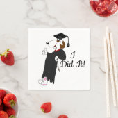 卒業犬 スタンダードカクテルナプキン (インサイチュ)