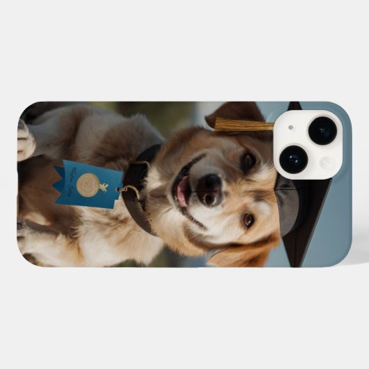 卒業犬 Case-Mate iPhoneケース (裏面 (横))