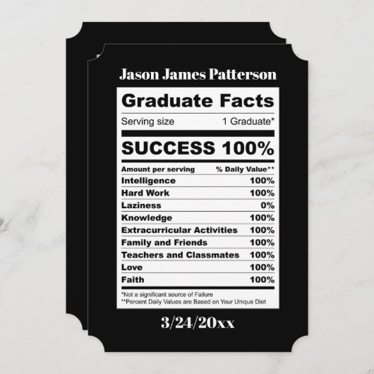卒業状クール況の追加の日付 (正面/裏面)