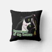 卒業猫 クッション (裏面)