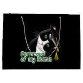 卒業猫 ラージペーパーバッグ (裏面)