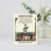 卒業生あいさつカード ポストカード (スタンド正面)