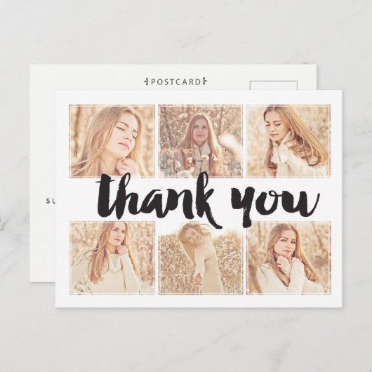 卒業生ありがとうフォトフレームはがき ポストカード (正面/裏面)